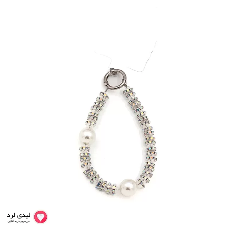 برای بزرگنمایی تصویر دوبار کلیک نمایید قاب گوشی آیفون 15پرو مکس مدل پاپیون هولوگرامی آویزدار
