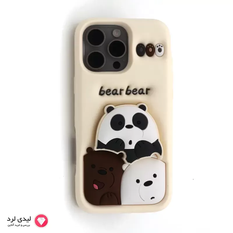 برای بزرگنمایی تصویر دوبار کلیک نمایید قاب گوشی آیفون 16پرومکس مدلbear bear