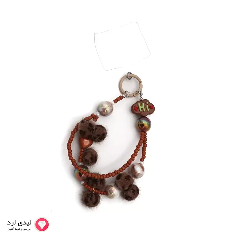 برای بزرگنمایی تصویر دوبار کلیک نمایید قاب گوشی آیفون 16پرومکس مدل پلنگی آویزدار