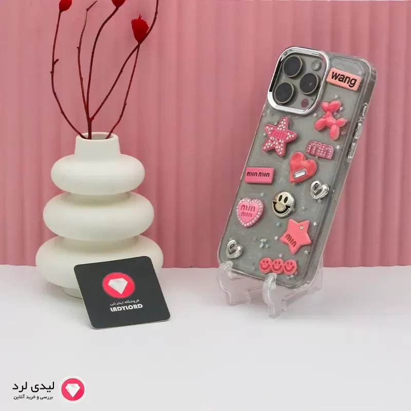 برای بزرگنمایی تصویر دوبار کلیک نمایید قاب گوشی آیفون 16پرومکس مدل ایموجی