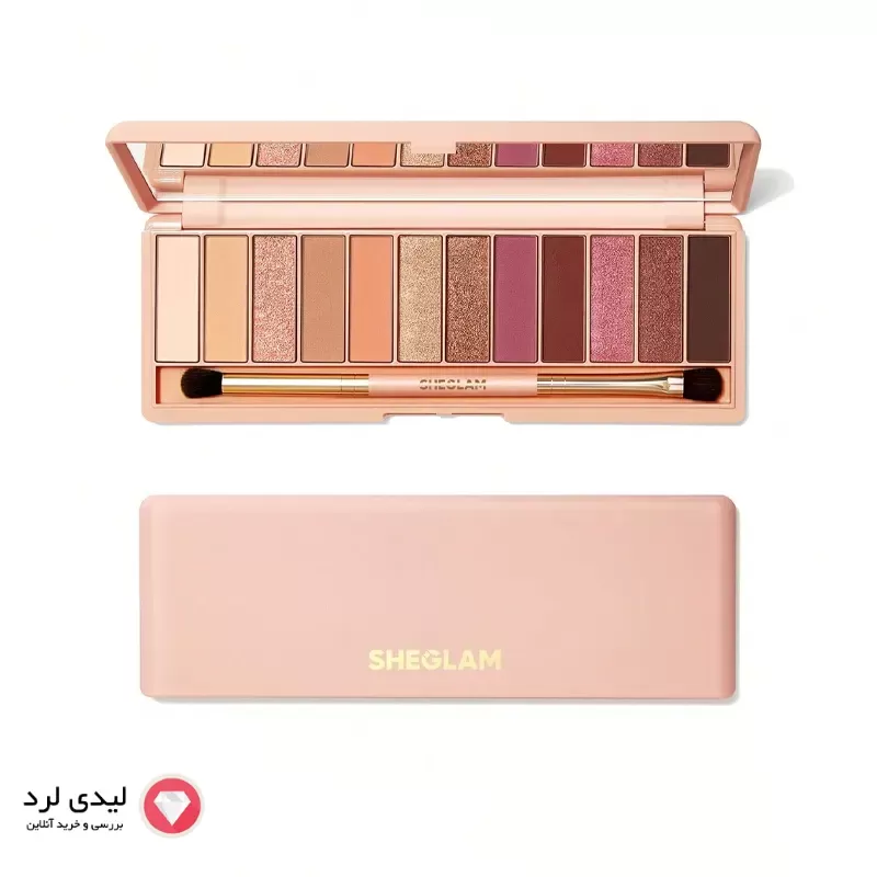 برای بزرگنمایی تصویر دوبار کلیک نمایید سایه چشم 12 رنگ شیگلم مدل BERRY