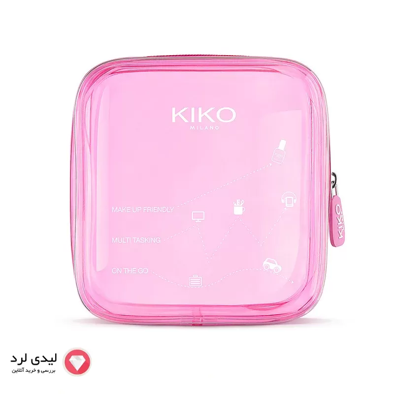 برای بزرگنمایی تصویر دوبار کلیک نمایید کیف آرایشی کیکو میلانو صورتی