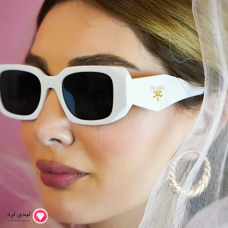 برای بزرگنمایی تصویر دوبار کلیک نمایید عینک افتابی زنانه طرح پرادا مدل Symbole کد11
