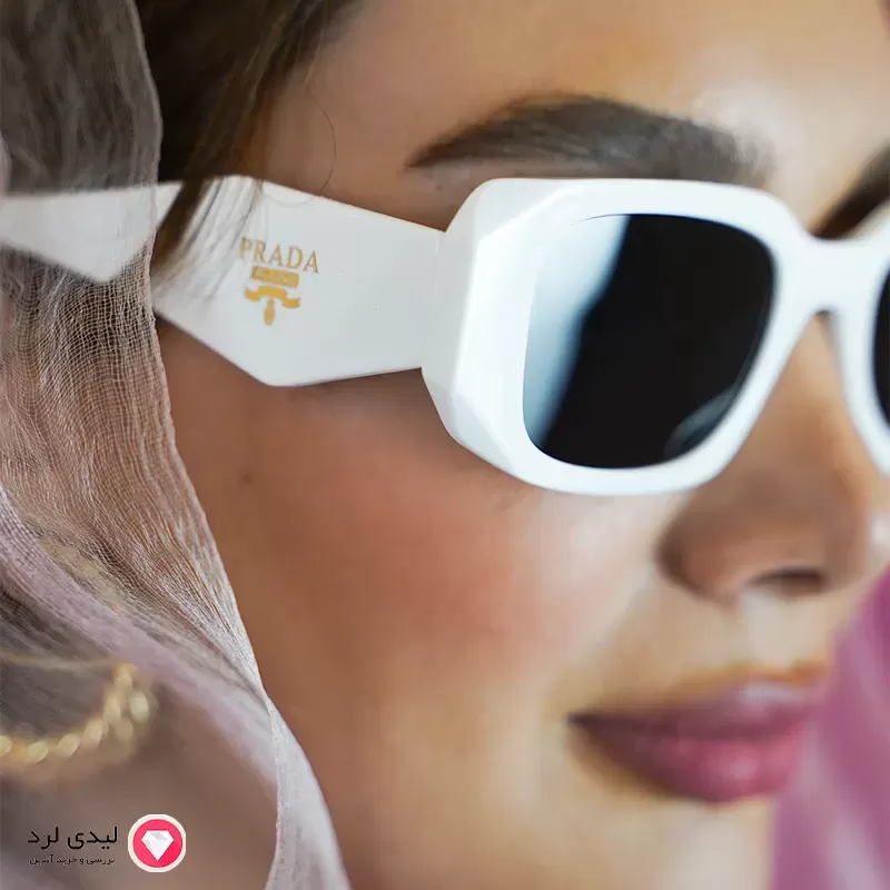 برای بزرگنمایی تصویر دوبار کلیک نمایید عینک افتابی زنانه طرح پرادا مدل Symbole کد11