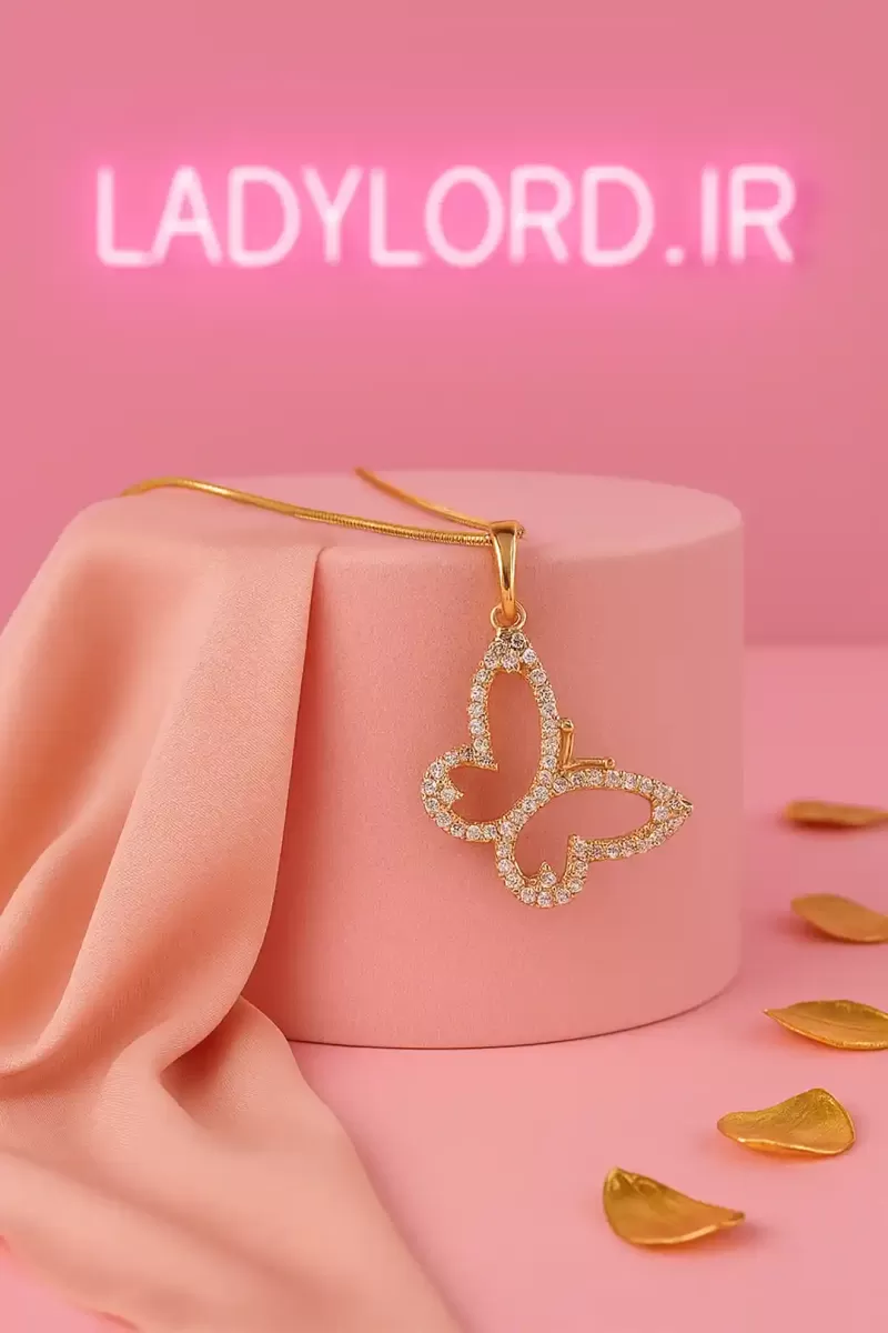 برای بزرگنمایی تصویر دوبار کلیک نمایید آویز طرح پروانه ژوپینگ کد 41333