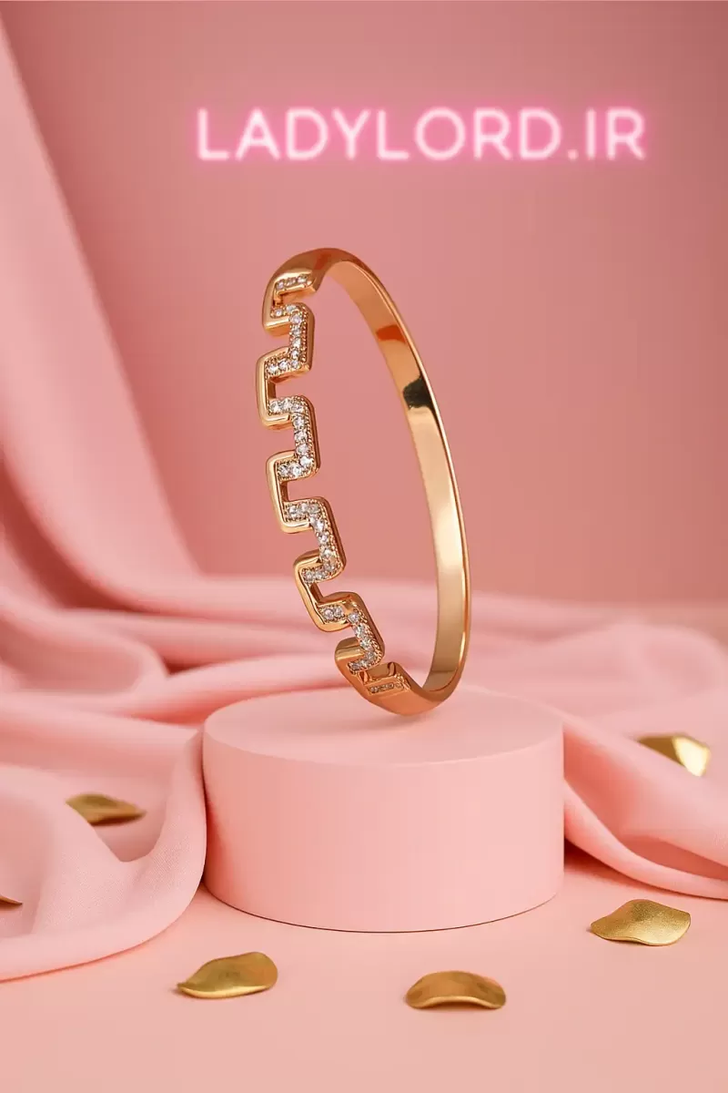 برای بزرگنمایی تصویر دوبار کلیک نمایید بنگل طرح لبه الماس ژوپینگ کد5896