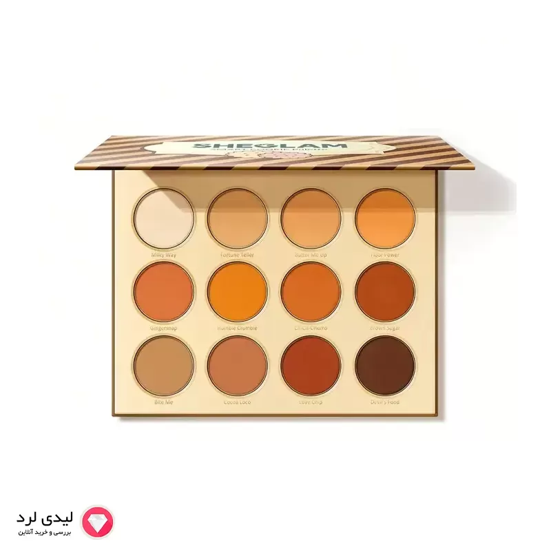 برای بزرگنمایی تصویر دوبار کلیک نمایید پالت سایه چشم شیگلم مدل SMART COOKIE