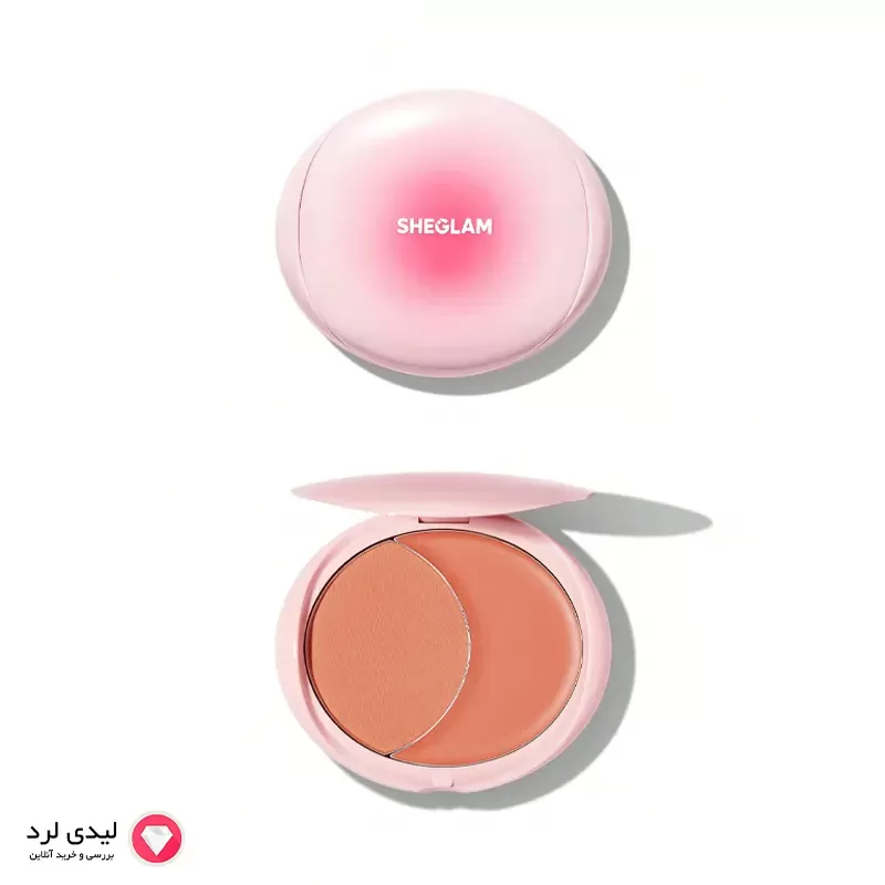 برای بزرگنمایی تصویر دوبار کلیک نمایید رژگونه مدل Cheek 2 Cheek Blush Duo رنگ Peach Juice شیگلم