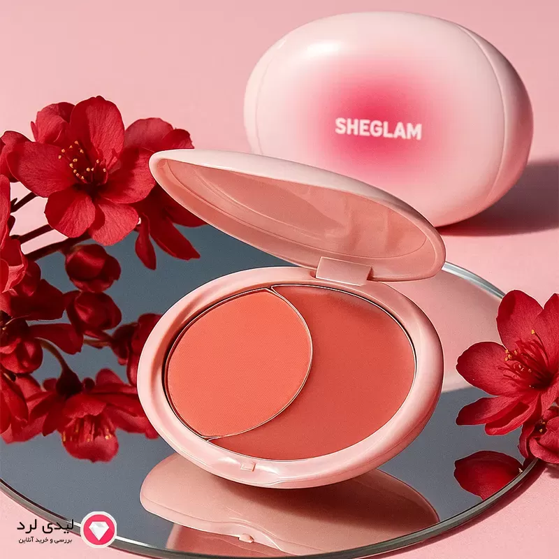 برای بزرگنمایی تصویر دوبار کلیک نمایید رژگونه مدل Cheek 2 Cheek Blush Duo رنگ cherry sorbet شیگلم