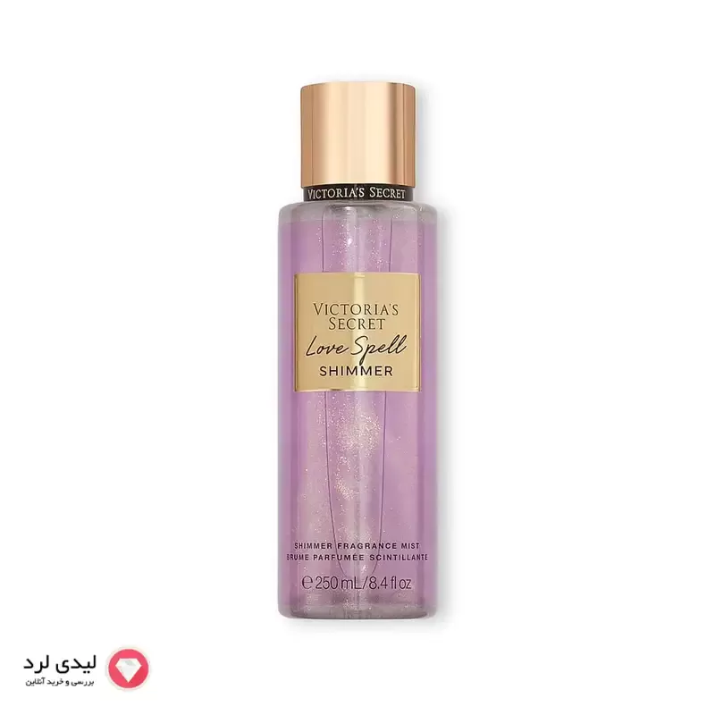 برای بزرگنمایی تصویر دوبار کلیک نمایید بادی اسپلش ویکتوریا سکرت مدل Love Spell Shimmer طرح اکلیلی حجم 250 میلیلیتر
