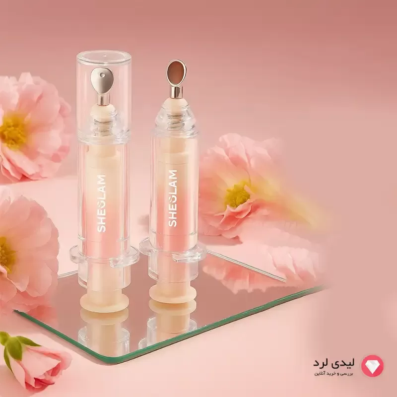 لیپ گلاس حجم دهنده شیگلم مدل Booster shine رنگ Sepia Kiss