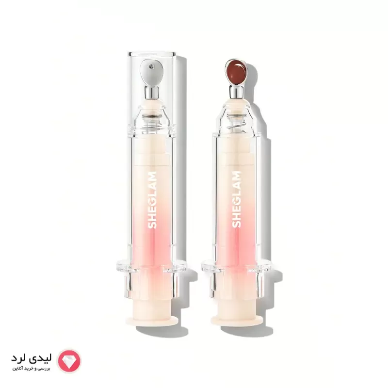 لیپ گلاس حجم دهنده شیگلم مدل Booster shine رنگ Sepia Kiss
