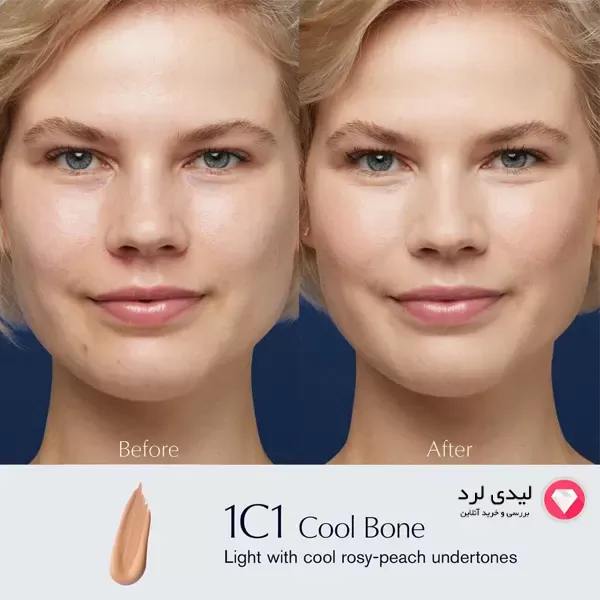 کرم پودر استی لادر مدل Double Wear شماره 1C1 رنگ COOL BONE