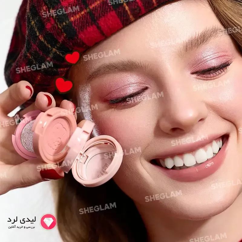 برای بزرگنمایی تصویر دوبار کلیک نمایید سایه چشم ۳ طبقه شیگلم کالکشن هلو کیتی مدل Sugar Cookie