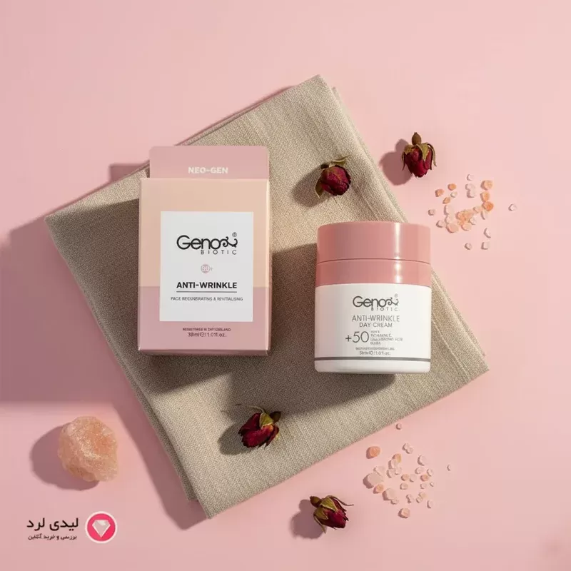 برای بزرگنمایی تصویر دوبار کلیک نمایید کرم ضد چروک ژنوبایوتیک مدل  50 حجم 30 میلی لیتر