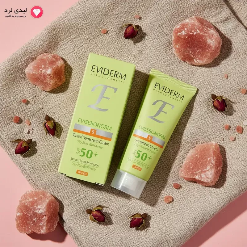 برای بزرگنمایی تصویر دوبار کلیک نمایید کرم ضد آفتاب رنگی اوی سبونورم اویدرم SPF50