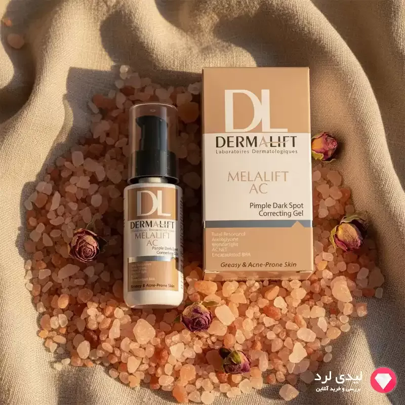 برای بزرگنمایی تصویر دوبار کلیک نمایید ژل روشن کننده قوی ملالیفت AC درمالیفت مناسب پوست چرب