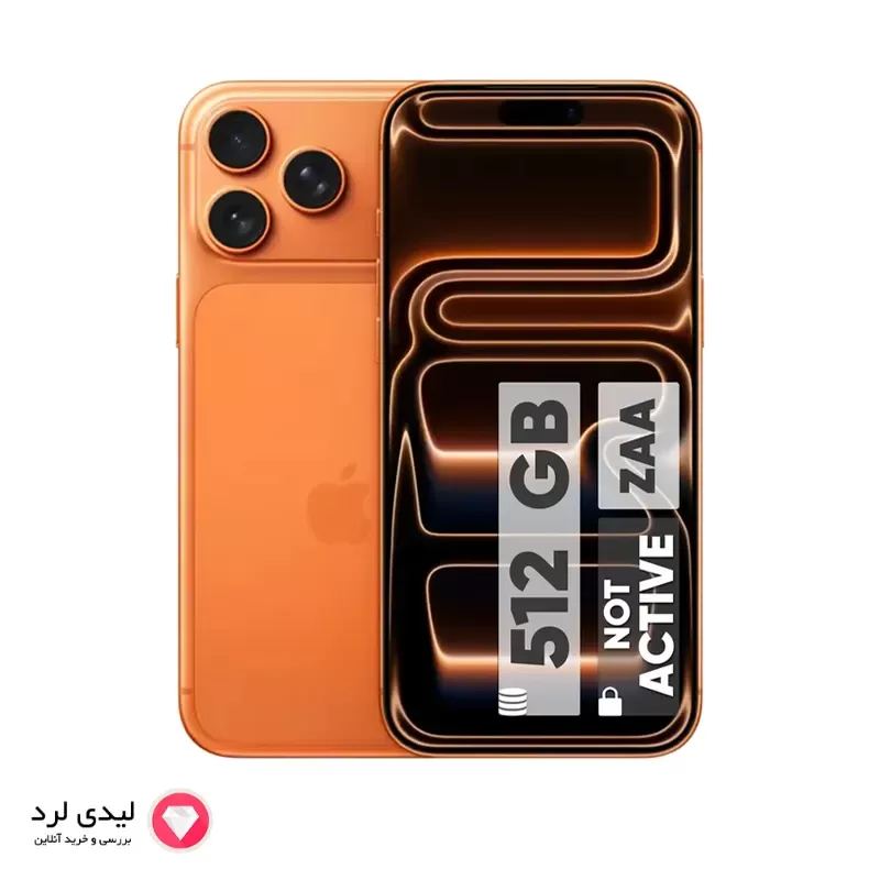 گوشی موبایل اپل مدل iPhone 17 Pro Max ZAA تک سیم کارت   eSim ظرفیت 256 گیگابایت و رم ۱۲ گیگابایت - نات اکتیو 
