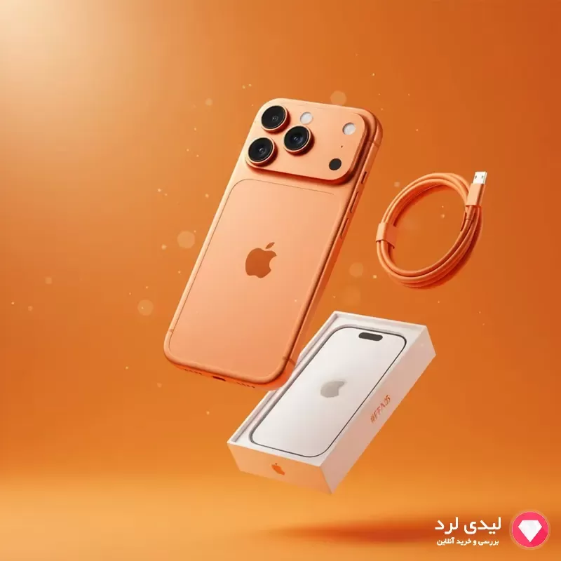 گوشی موبایل اپل مدل iPhone 17 Pro Max ZAA تک سیم کارت   eSim ظرفیت 256 گیگابایت و رم ۱۲ گیگابایت - نات اکتیو 