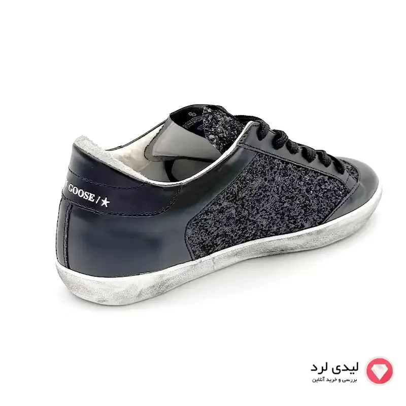 کفش اسپرت طرح گلدن گوس مدل سوپر استار مشکی (های کپی)