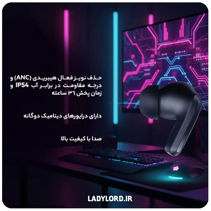 هندزفری بلوتوثی شیائومی مدل Redmi Buds 4 Pro با گارانتی ۱۸ ماهه