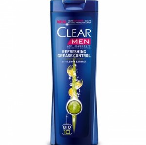 Clear Refreshing Grease Control Anti Dandruff Shampoo For Men 400ml