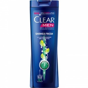 Clear Shower Fresh Anti Dandruff Shampoo For Men 400ml