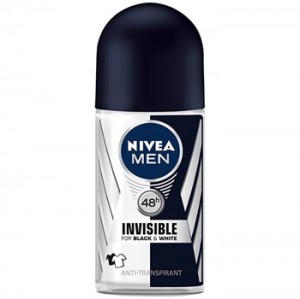 Nivea Invisible Black And White 50ml For Men Roll-On Deodorant