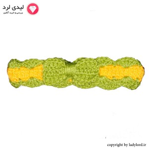 Knit Baby Snood green-yellow color suitible for 1 to 1.5 years