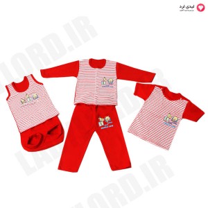 Capitan animals love each other Baby Clothes Set