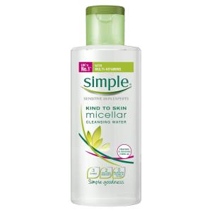 Simple misellar cleansing water