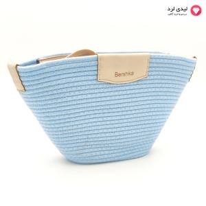 کیف زنانه طرح برشکا کوچک کد 1064 رنگ کنفی آبی