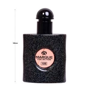 مینی ادکلن طرح Black Opium برند MARQUE شماره 109 حجم 25 میلی لیتر