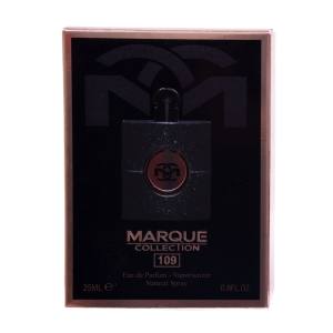 مینی ادکلن طرح Black Opium برند MARQUE شماره 109 حجم 25 میلی لیتر