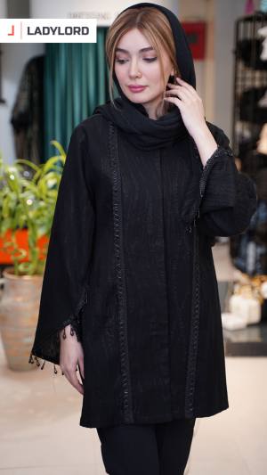 مانتو زنانه کرپ لمه خرج کار نایس مد