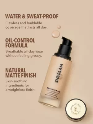 COMPLEXION PRO LONG LASTING BREATHABLE MATTE FOUNDATION-NUDE