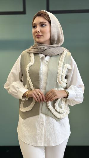 وست و شومیز لنین ریش دار طرح سلما کد 1914