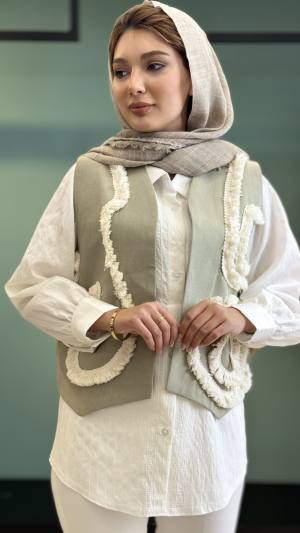 وست و شومیز لنین ریش دار طرح سلما کد 1914