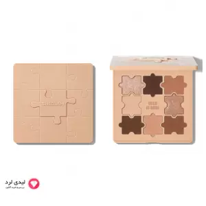 پالت سایه چشم طرح پازلی شیگلم مدل جزی جیگساو رنگ HUDE IN NUDE