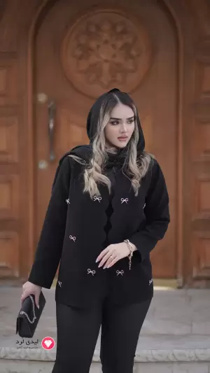 مانتو زنانه مدل پاپیون ماهوت