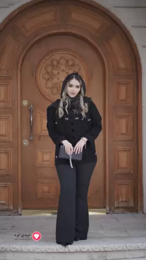مانتو زنانه مدل پاپیون ماهوت