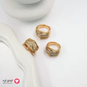 انگشتر زنانه مجلسی ژوپینگ کد 1850