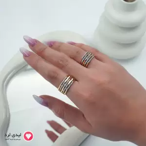 انگشتر زنانه رسمی و روزمره ژوپینگ کد 1878