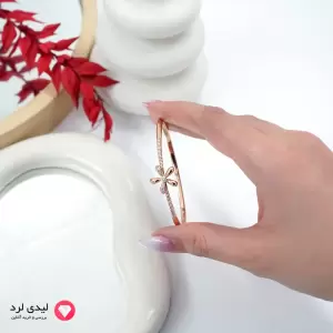 بنگل طرح گل نگین دار ژوپینگ کد 5860