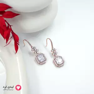 گوشواره طرح الماس ژوپینگ کد 26275