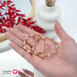 گوشواره طرح بافته ژوپینگ کد 27136