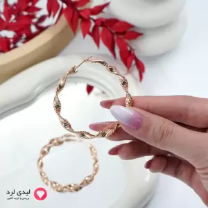 گوشواره طرح بافته ژوپینگ کد 27136