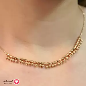 Xuping Minimal Gold Beads Necklace – Code 13323