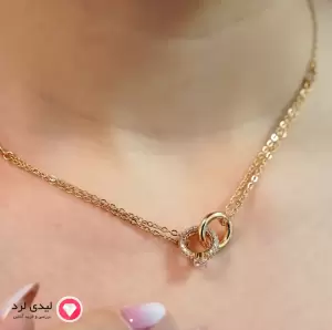 Xuping Double Ring Necklace – Code 13330