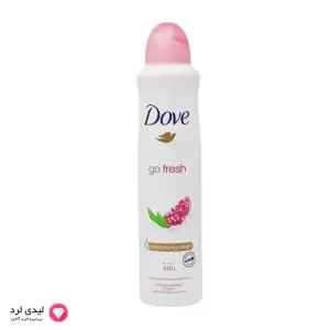 اسپری ضد تعریق زنانه داو مدل Go Fresh رایحه انار و لیمو حجم 250 میلی لیتر